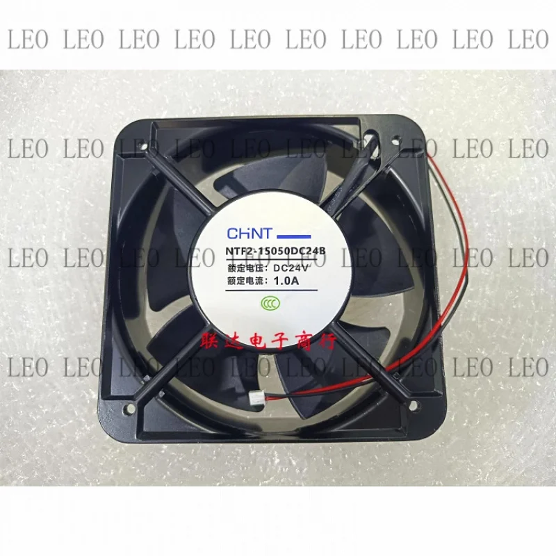SS 1PCS For NTF2-15050DC24 B DC24V 1.0A 15CM 2-wire cooling fan