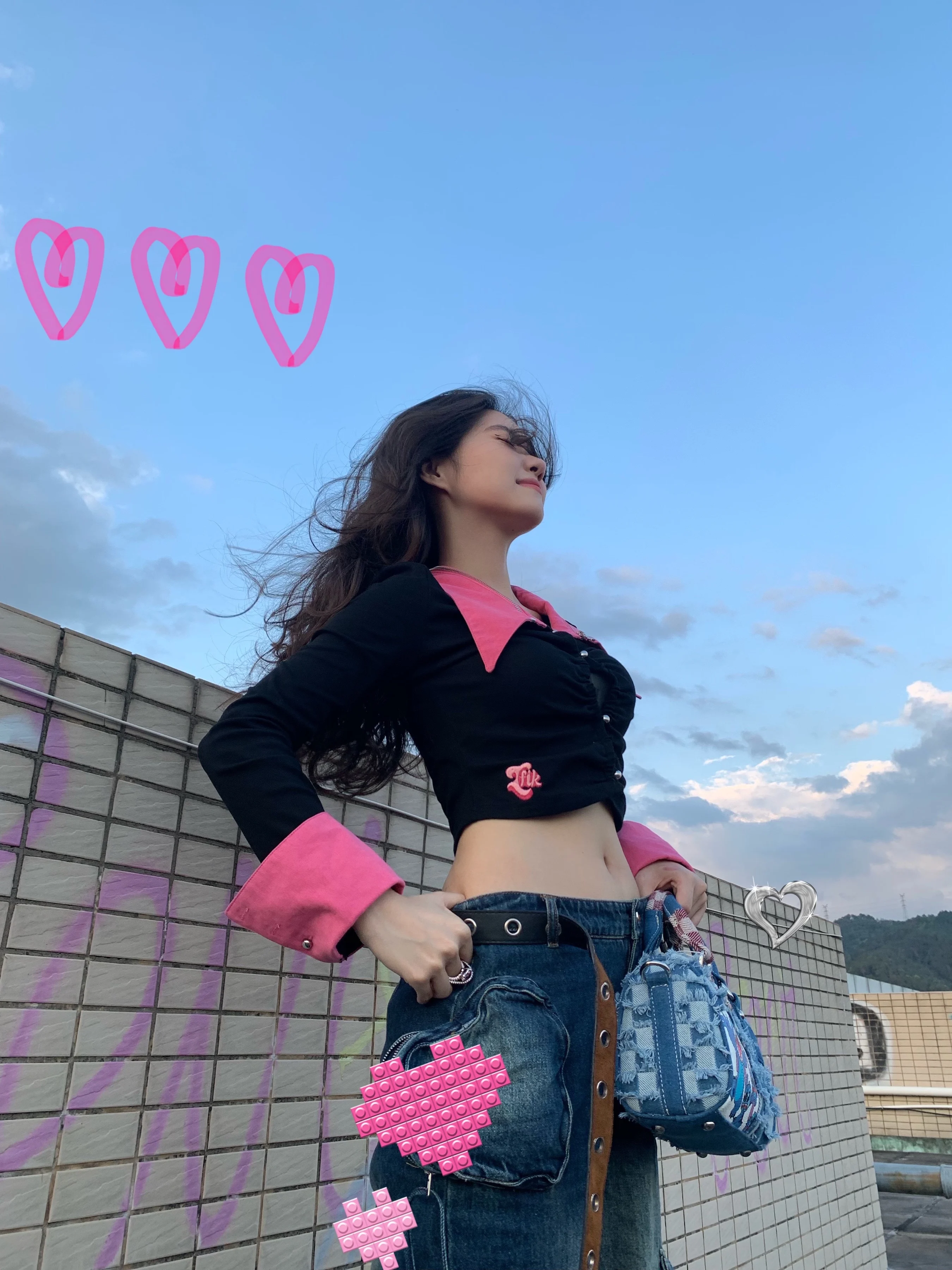 غرزة وسادة حقيبة المرأة 2024 حقيبة كتف واسعة لطيف الدنيم محفظة Kawaii Crossbody هدية الشحن السريع #6