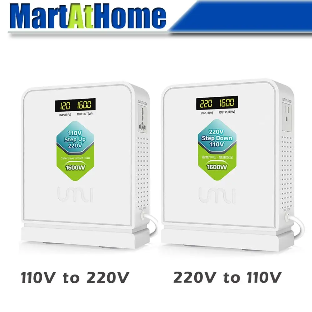 

1600W Voltage Converter Household Travel Transformer 220V To 110V Step Down /110V To 220V Step Up