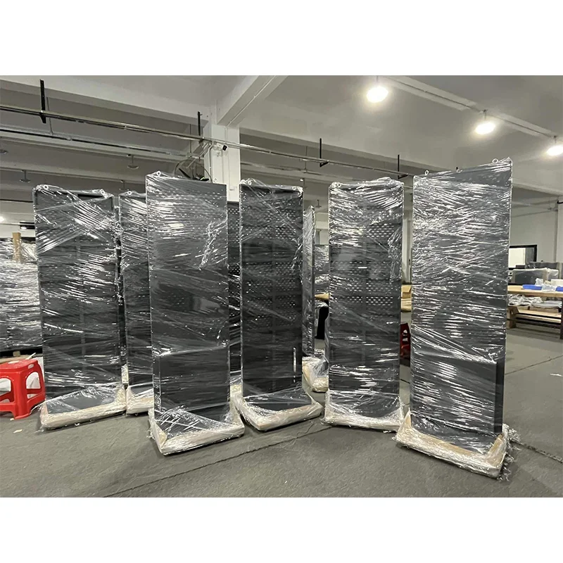 Layar LED iklan portabel, papan reklame digital, layar iklan bertenaga baterai, layar LED poster berdiri di lantai