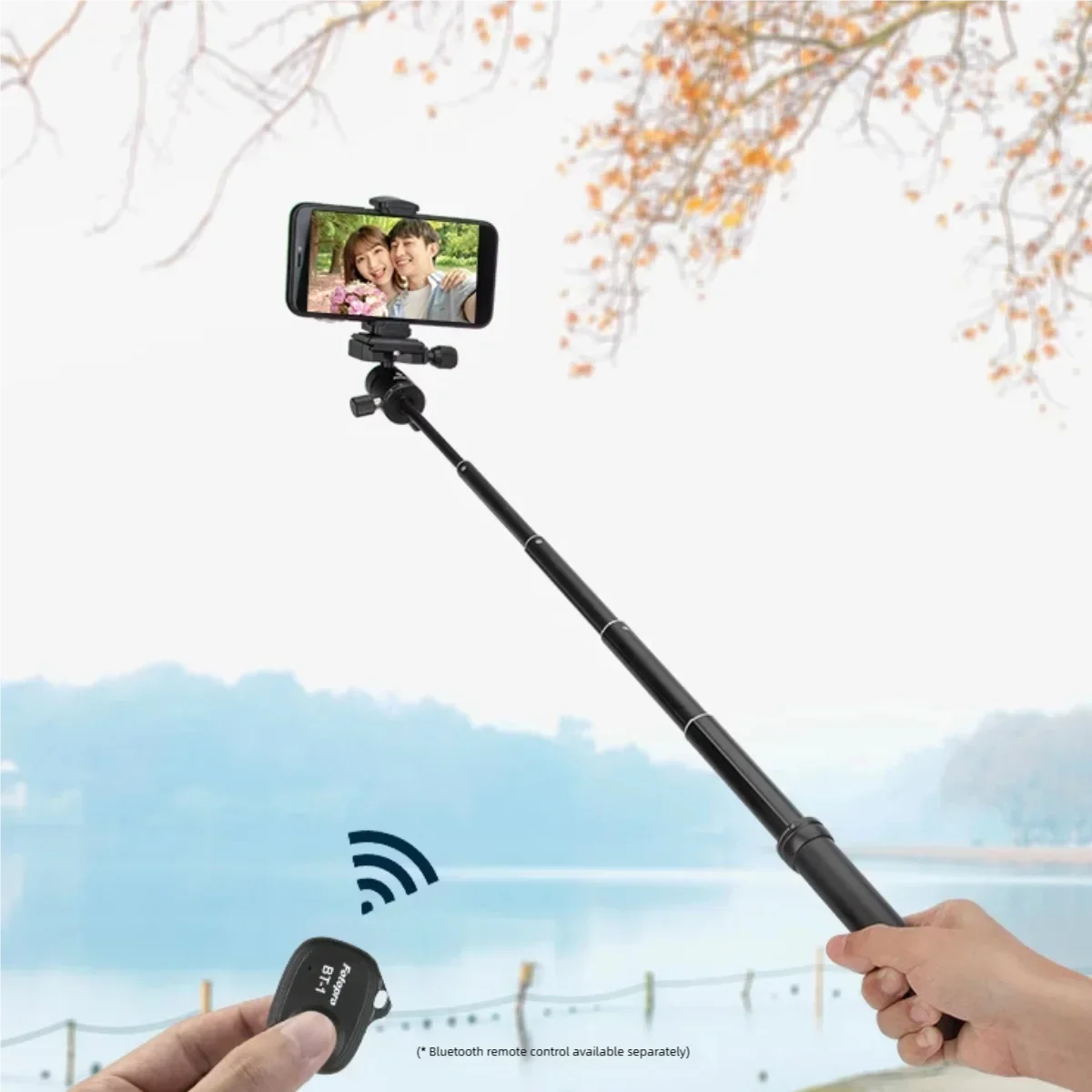 Fotopro FY810 Mini statyw podróżny 140CM lekki kompaktowy aluminiowy trzy tryby wielofunkcyjny przenośny stojak Selfie Stick dla