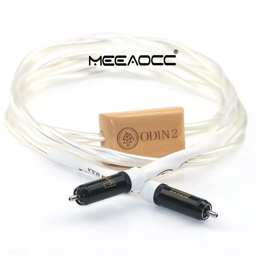 Imagem -05 - Nordost Odin2 Sterling Silver Digital Cabo Coaxial Hi-fi-grade Rca Cabo de Áudio Subwoofer Spdif 75 Ohm