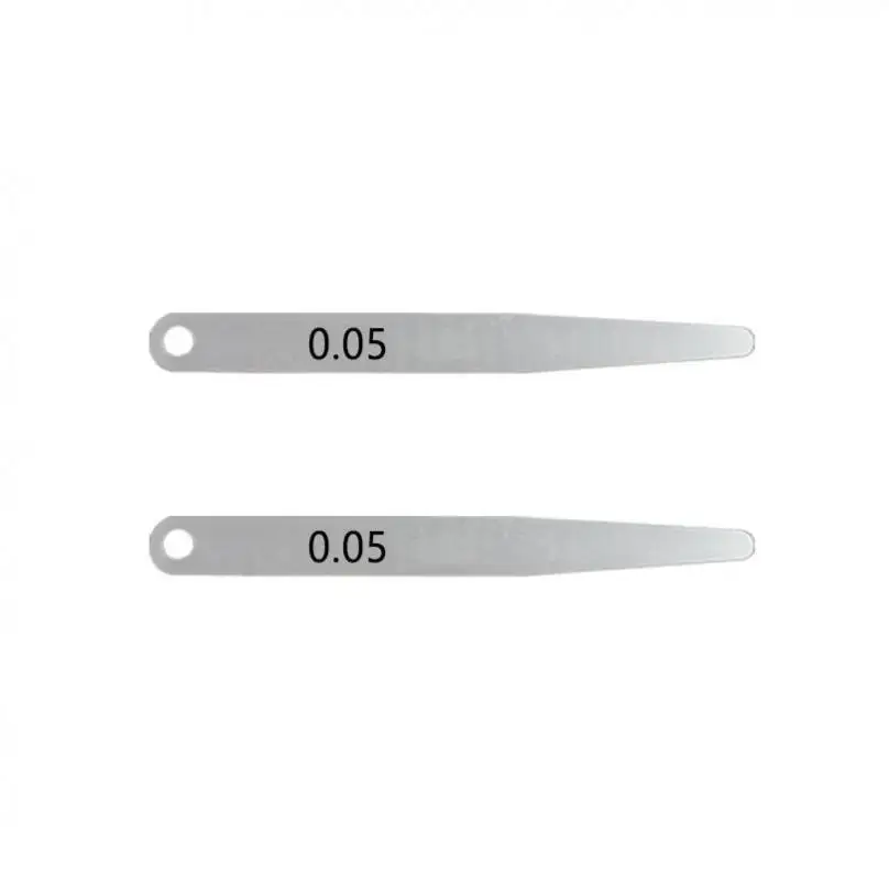 2Pcs เมตริกความหนา Feeler Gauge 0.05-0.30Mm Gap เครื่องมือวัดความหนาสำหรับความกว้างช่องว่าง