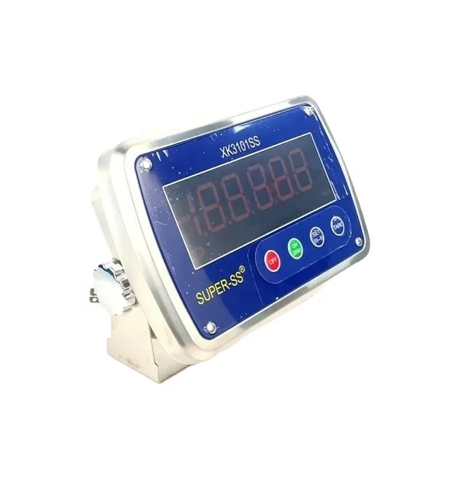 XK3101SS Waterproof Stainless Steel Electronic Weight Indicator Red Green Display for Platform Floor Truck Scale