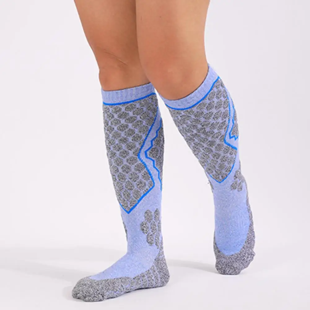

Dry Mesh Design Socks Winter Warm Knee High Ski Socks for Women Outdoor Sports Thermal Snowboard Socks for Skiing Cycling Hiking
