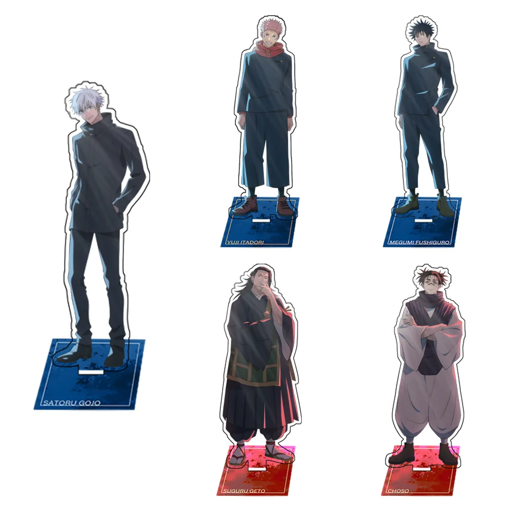 Anime Jujutsu Kaisen Model Acrylic Stand Figure Satoru Gojo Geto Suguru Megumi Fushiguro Yuji Itadori Desktop Decorations Gifts