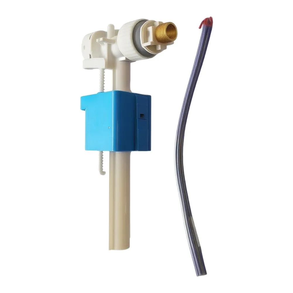 For High Pressure Fill Valve for For High Toilet Tanks with Adjustable Spindle and G 3/8 or 1/2 Side Connection