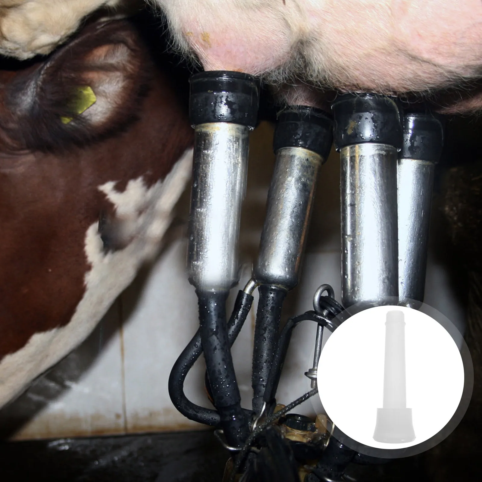 

Silicone Milking Liner Suction Head Cow Sheep Farm Reusable Replacement Part Easy Clean Gentle Vacuum Stable Suction Head