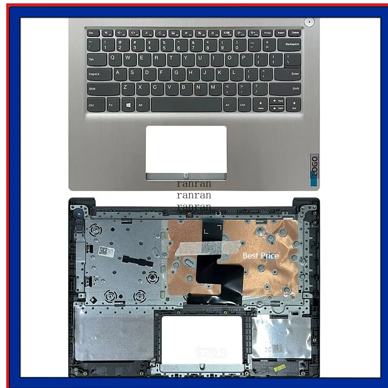 

Верхний чехол с упором для рук и клавиатурой/нижняя крышка корпуса для Lenovo ideapad 3 14IIL05 14IML05 14ADA05 14IGL05