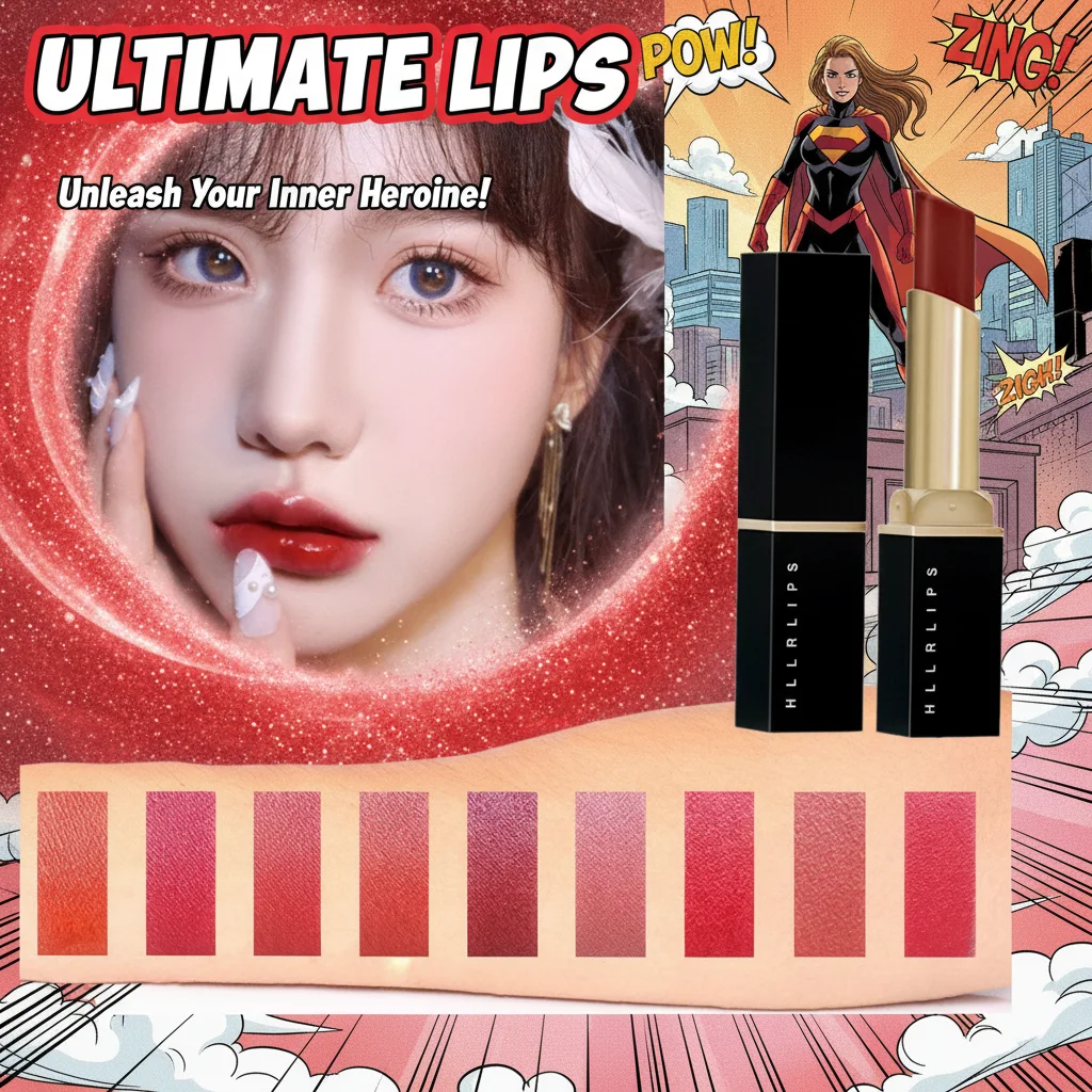 Peach Hydrating Moisture Lipstick Non-Staining & Long-Lasting Comfortable Lip Color for Soft Peachy-Kissed Smokey Look