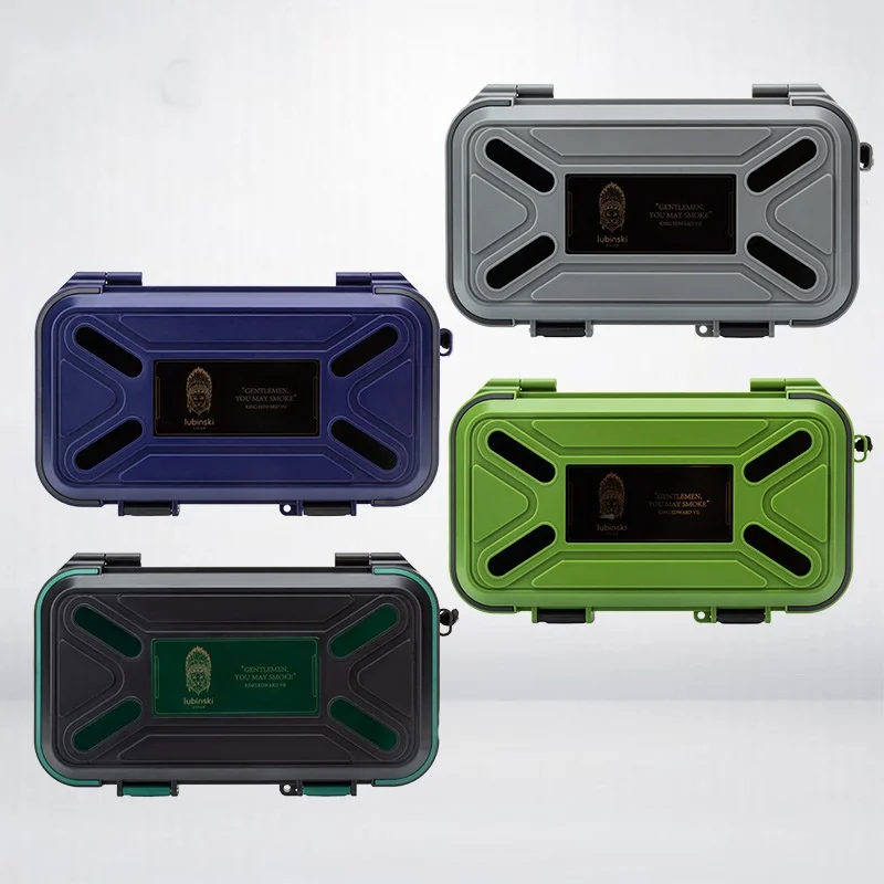 

Портативный футляр для сигар на 5 штук, легкий, герметичный, для хранения и транспортировки на открытом воздухе