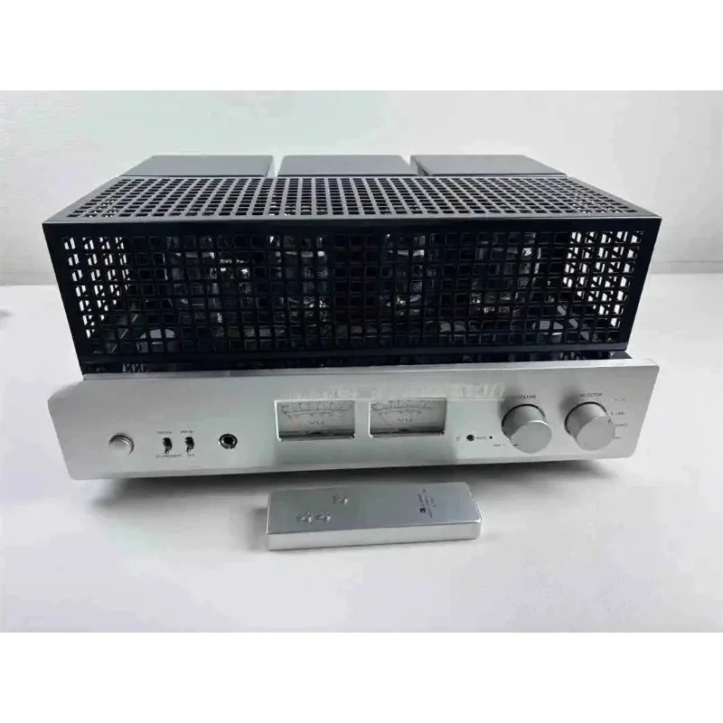4 KT88 & 1 5AR4 Tubes Newly Updated Muzishare X7 Balanced Vacuum Tube Power Amplifier Remote Controlled HiFi Amp