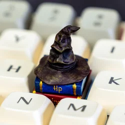 1Pcs New Personalized Design Magic Hat Keycaps Cross Axis Mechanical Keyboard Resin Keycaps Gaming Esc Three-dimensional Keycap