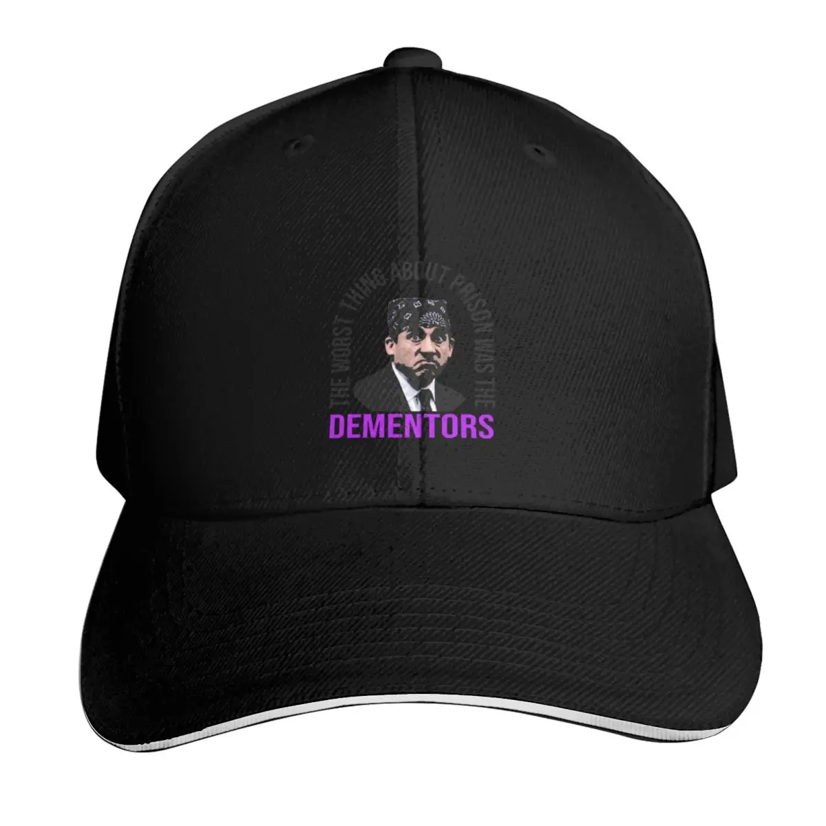 The Worst Thing About Prison Was The Dementors Baseball Cap Quick Dry Performance Cotton Twill Breathable Contrast Two Tone Brim