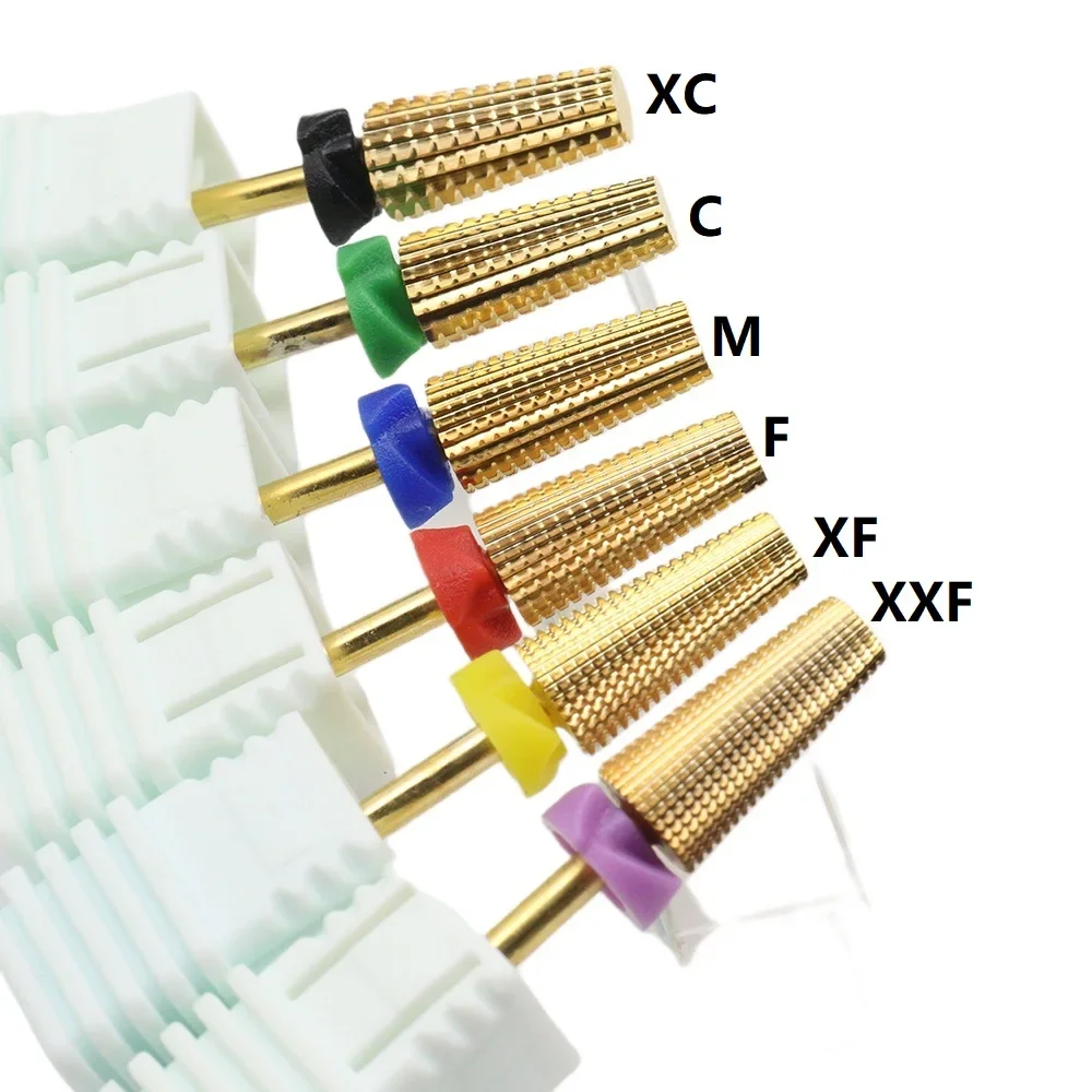 

Двойные ручные сверла для фрезерования ногтей из золотой вольфрамовой стали 5 в 1, многофункциональные твердосплавные сверла с высокой твердостью для длительного действия