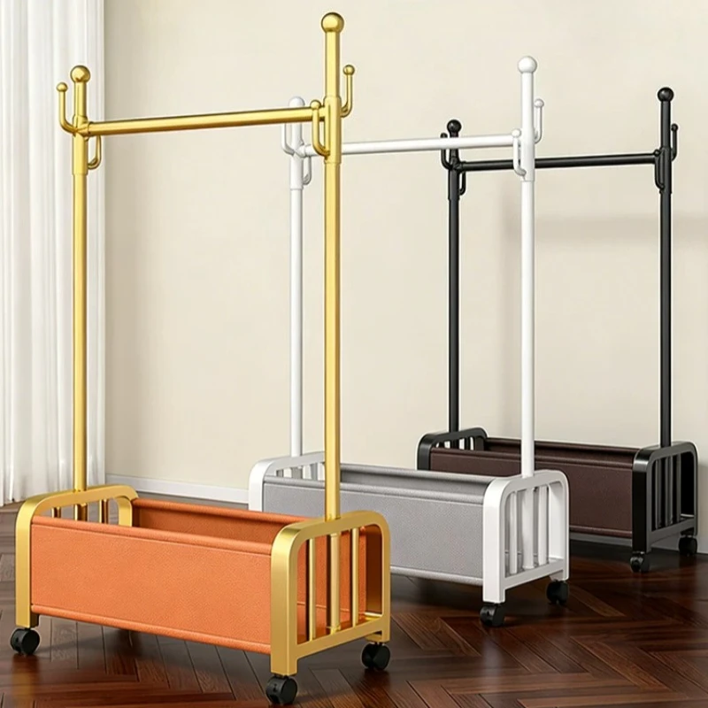 Hotel Home Clothes Rack Hanger Coat Luxury Garment Clothes Rack Gold Drying Appendiabiti Da Terra Mid Century Furniture