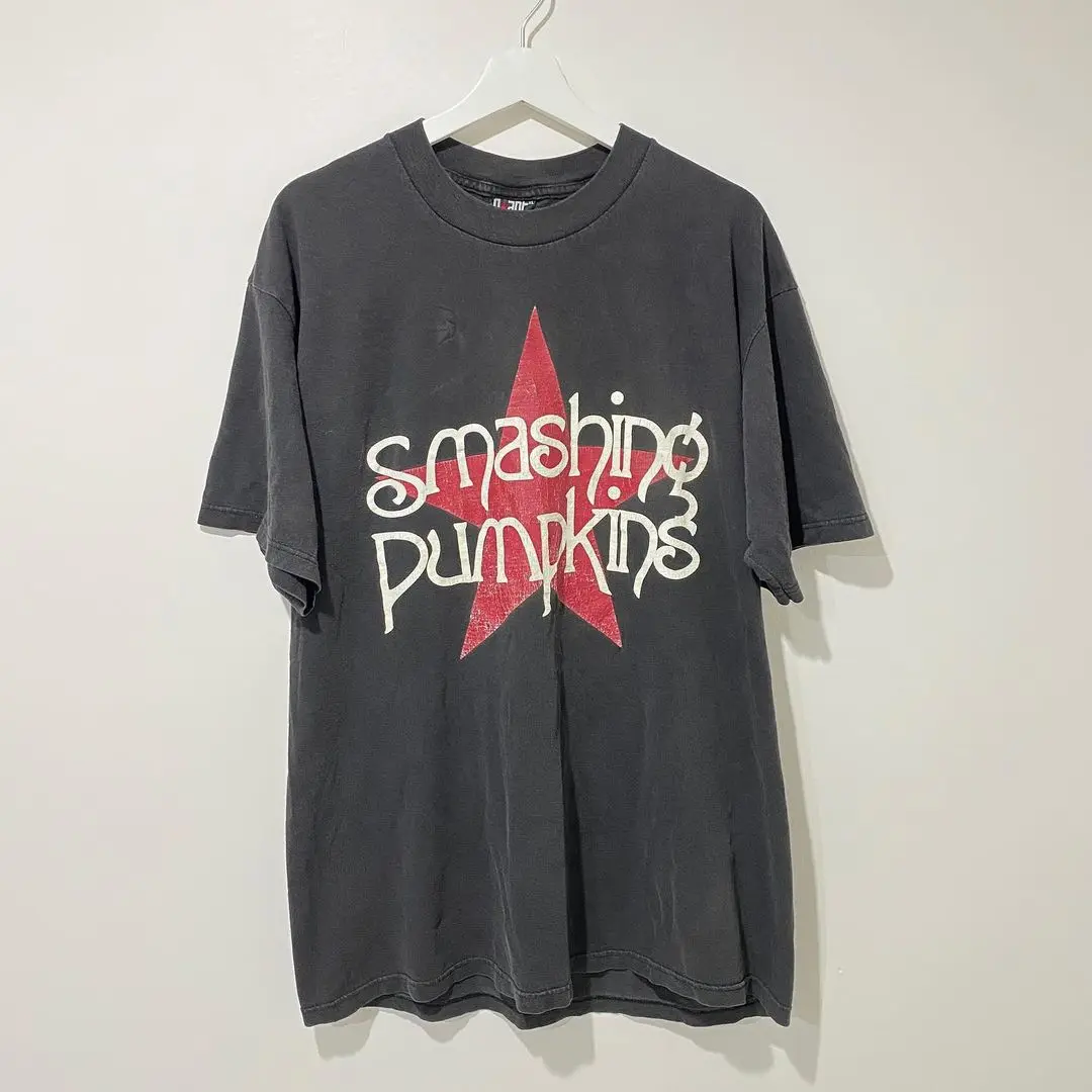 

Рок-группа The Smashing Pumpkins, американская модная брендовая милая крутая футболка с короткими рукавами, литературная свежая темная пионерская футболка с короткими рукавами
