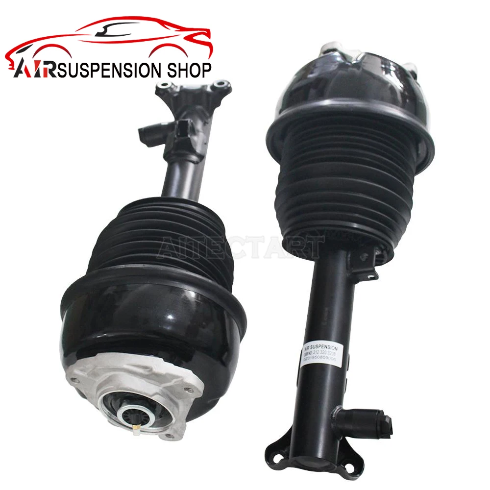 1Pair For Mercedes Benz E-Class W212 C218 2010-2016 Front Left + Right Air Suspension Shock Struts 2-matic 2123203138 2123203238