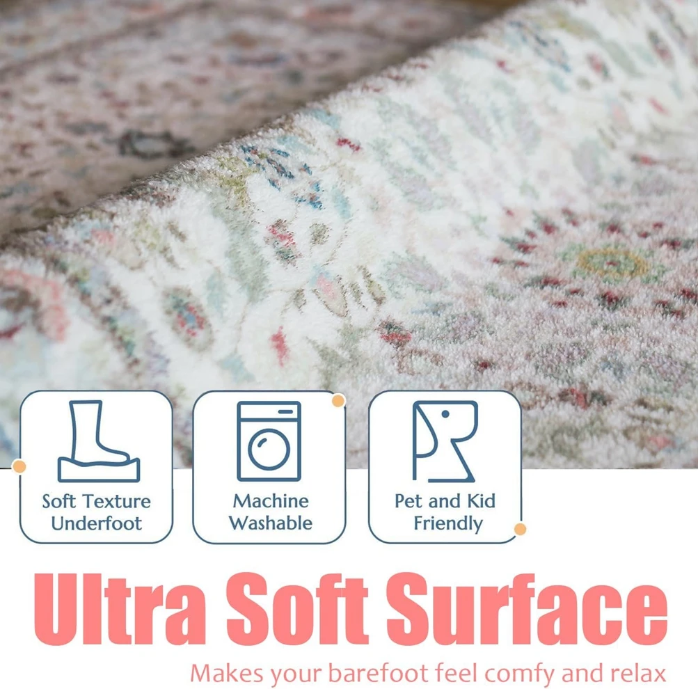 سجاد VIKAMA على الطراز المغربي العرقي، أرائك غرفة المعيشة، بطانيات سرير لغرفة النوم القديمة، بطانيات الممر للديكور المنزلي #6