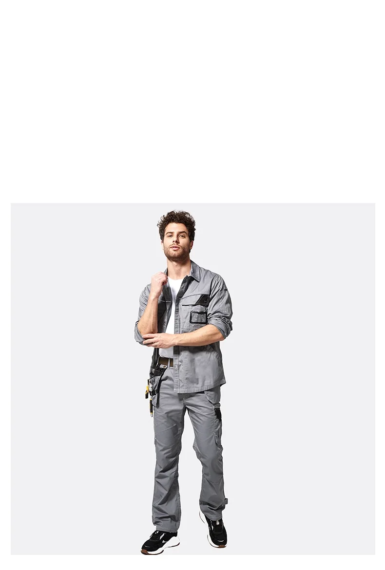 Summer Work Clothing Workwear Clothes For Men Workmen Coveralls Uniform Car Workshop Multi Pockets Workshop Mechanics work Suits