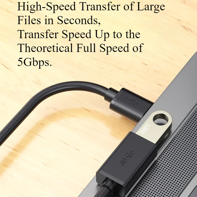 2 قطعة كابلات تمديد usb3.0 10Ft/3m، كابلات البيانات، محركات أقراص فلاش USB للكمبيوتر، كابلات تمديد USB للماوس ولوحة المفاتيح