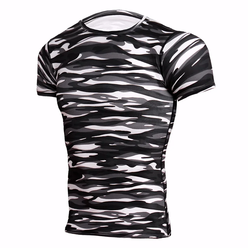 Jungle Desert Camouflage T Shirt for Men Summer Sports Gym T-shirt Women Casual Short Sleeve 3D Printed ropa Streetwear Tops Tee image 4