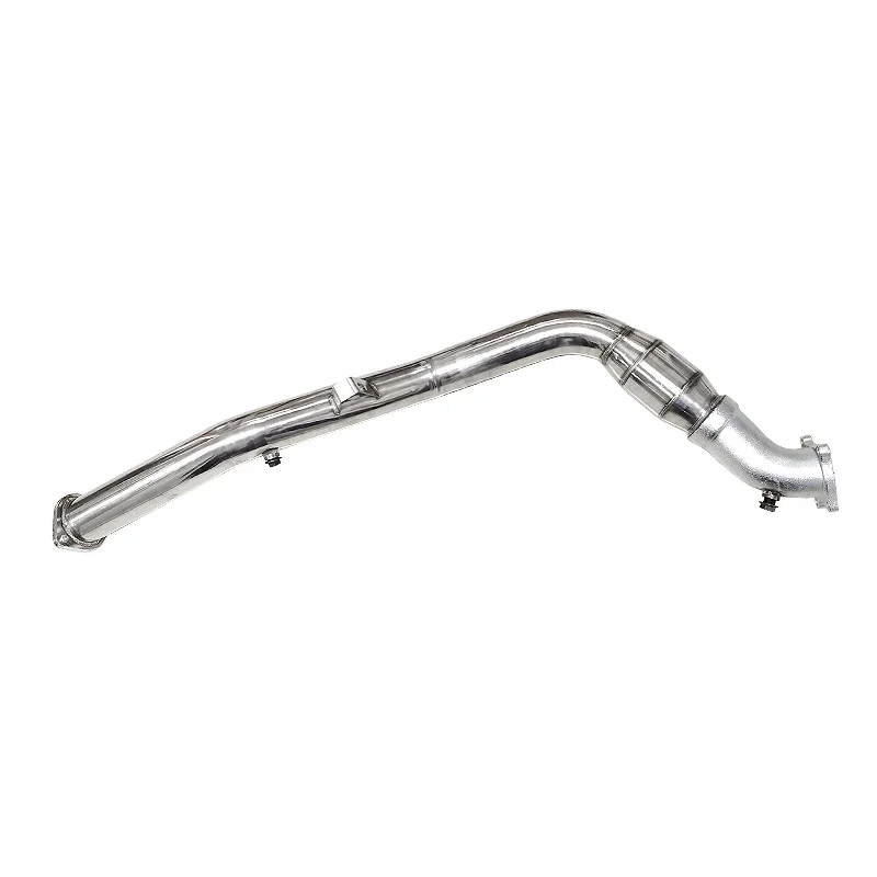 أنبوب سفلي مع محول حفاز لـ SUBA*RU IMPREZ@ WRX STI 2008-14 EJ20 EJ25 3 "أنبوب سفلي توربو HIGHFLOW CAT