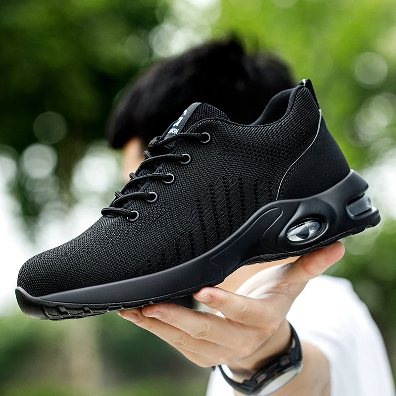 Nouveaux Styles hommes bottes de sécurité avec embout en acier Anti-smash baskets de travail chaussures de sécurité hommes bottes de travail indestructibles bottes tactiques