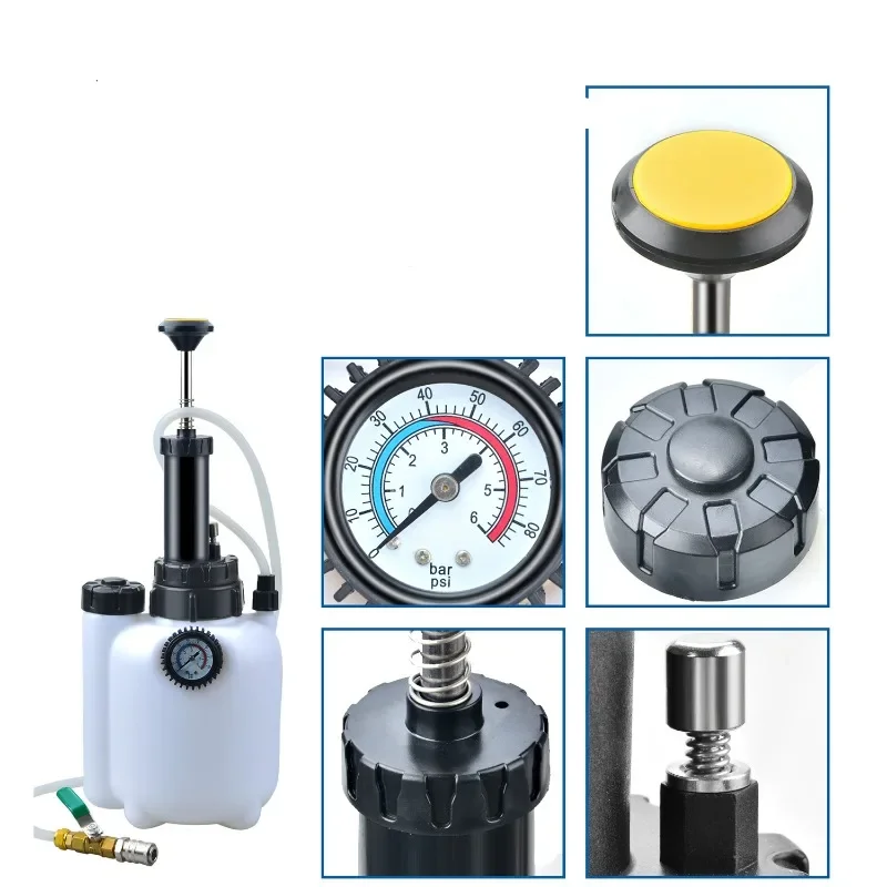 3L Manual Transmission Oil Filling System Hand Pump OR Pneumatic Automatic Gearbox Oil Fluid Pump Tool with Adapters