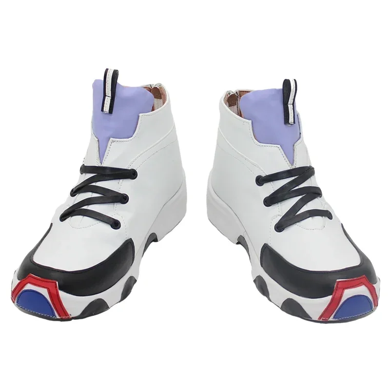Sunhara kokona cosplay sapatos de couro do plutônio botas de carnaval de halloween jogo azul arquivo cosplay prop feito sob encomenda