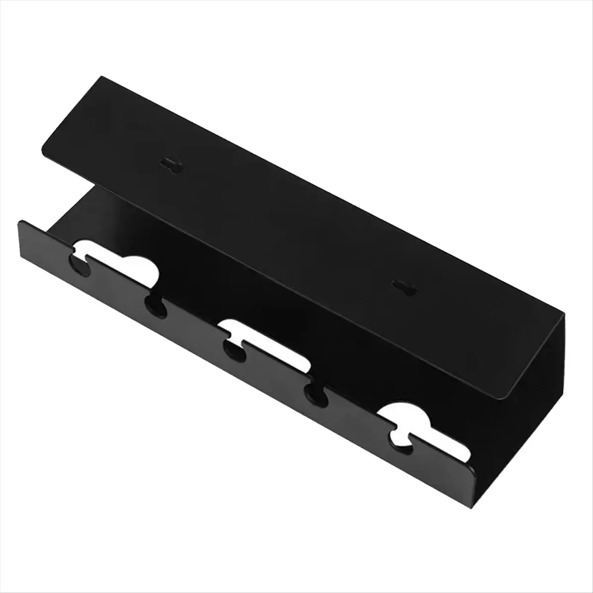 A45I Cable Holder Under the Table, Manage Power Board Wires, Computer Desk Socket Fixing Without Punching, Storage Rack Black