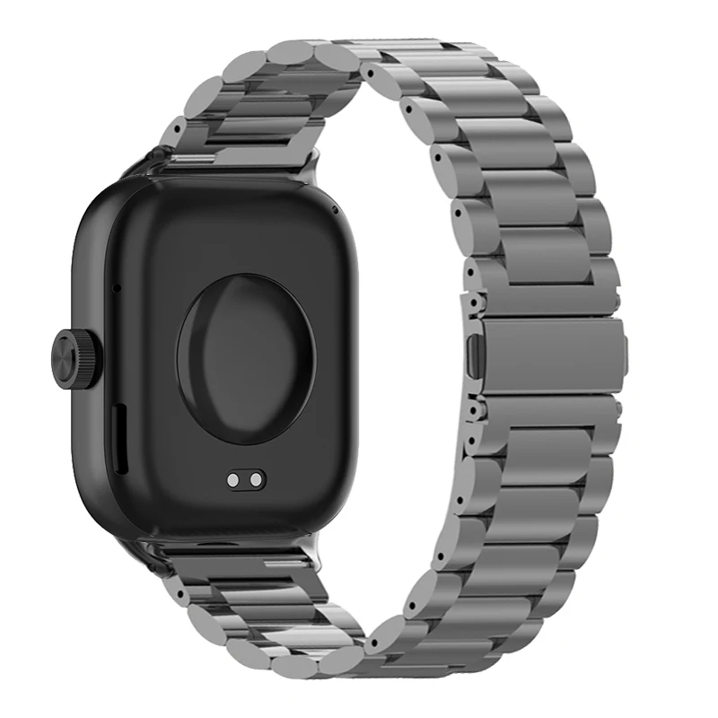 Pulseira de metal para redmi watch 4, pulseira de aço inoxidável para xiaomi mi band 9 pro, pulseira correa para xiaomi band 8 pro