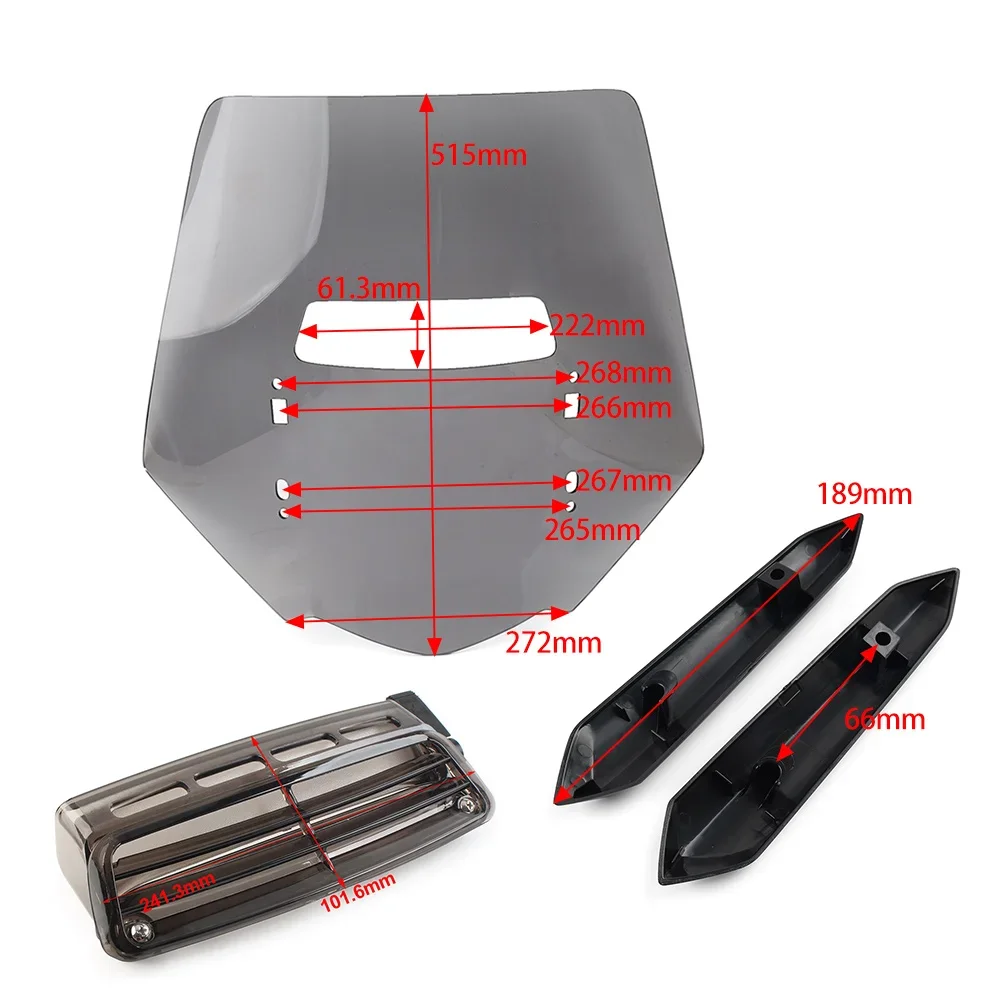

For Honda Gold Wing GL1800 2018-23 Motorcycle Windscreen Wind Deflector Shield with Vented Kits 2019 2020 2021 2022 2023