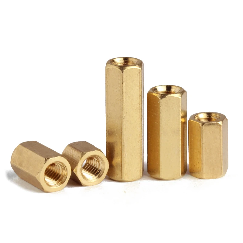 M2 M2.5 M3 M4 M5M6 مسمار جبل النحاس عرافة فاصل مجلس عمود مسدس الموضوع PCB اللوحة الجوز جوفاء العمود المواجهة الترباس المسمار