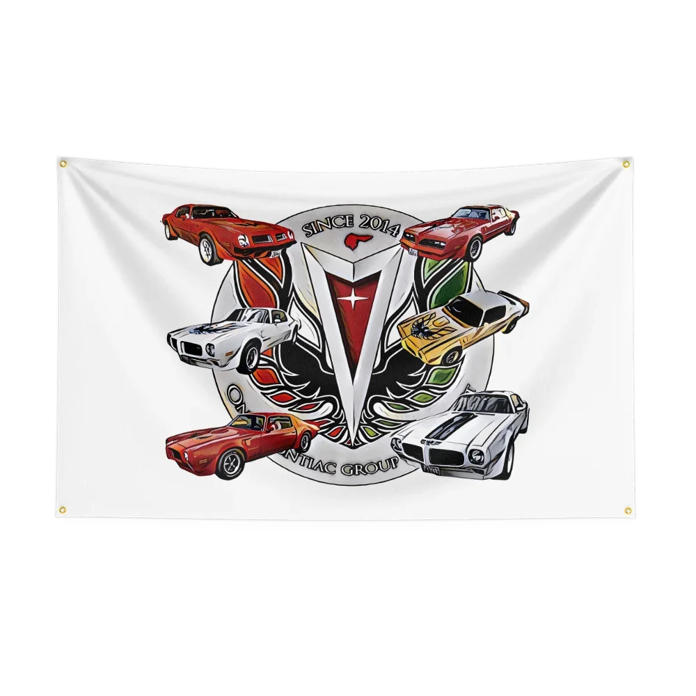 P-Po-nt-ia-c car Flag Forcarnival Garage match campaign Club fan collection Car Lovers pennant