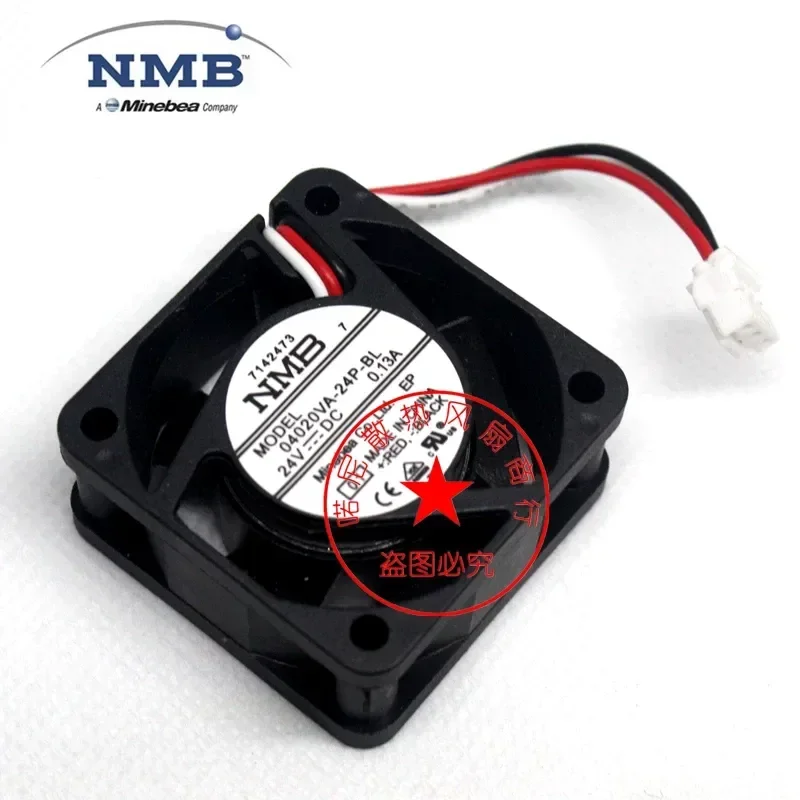 QM for NMB 4CM 04020VA-24P-BL 24V 0.13A Three-Wire Cooling Fan Special for Yaskawa Driver Original Replacement