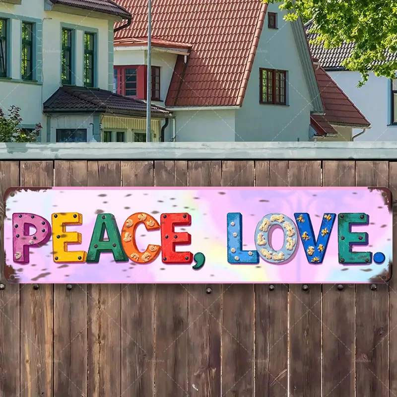 1pc Metal Sign, 4x16inch 