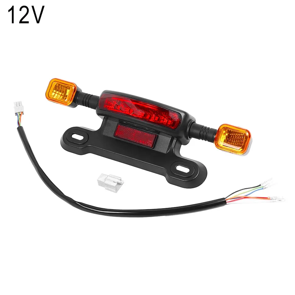

Safe Riding Visibility Improvement E-bike Taillight Brake Light And Turn Signal Bicycle Light ABS Material Bright LED Design
