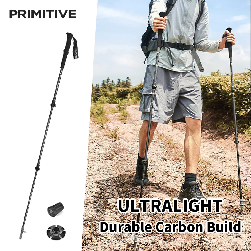 Trekking Pole Carbon - عصا مشي PRIMITIVE 3K من ألياف