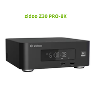 ZIDOO Z30 PRO-8K Media Player, Amlogic S928X-K Processor 6G+64G,DV, HDR10+ Set Top Box,Android 11，BDMV/ISO，HDD Bay up to 16TB