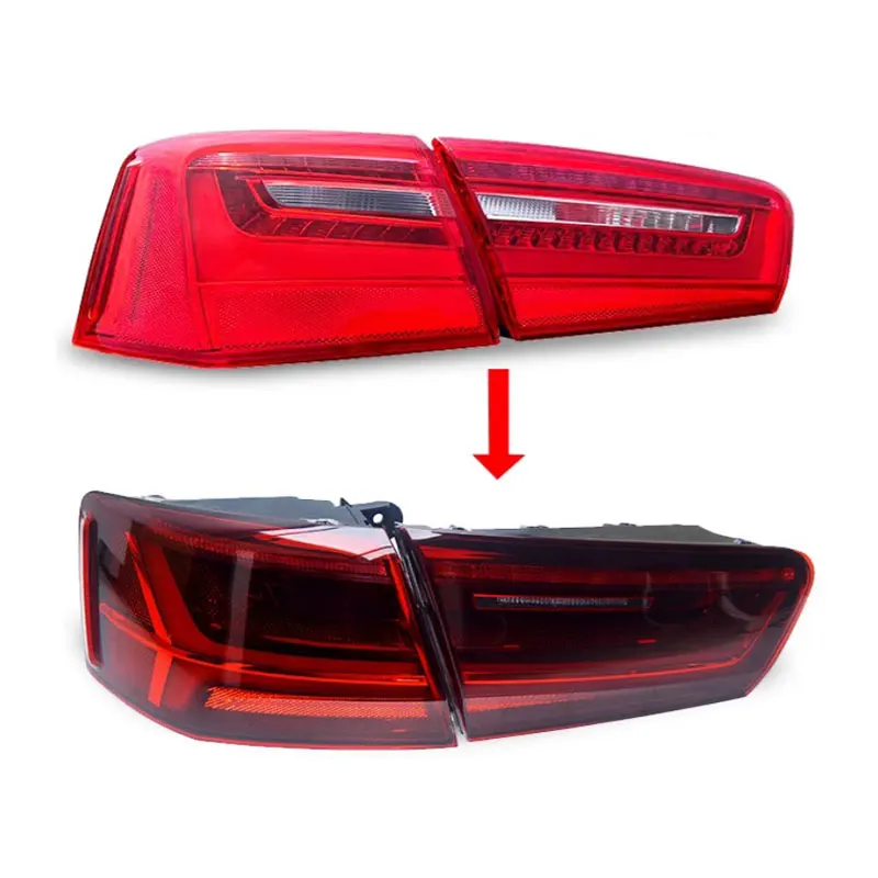 Car LED Tail Light Of Upgraded Tail Lamp Brake Stop Turn Signal Lamp For Audi A6 C7 Sedan 2012 2013 2014 2015 Taillight Assembly