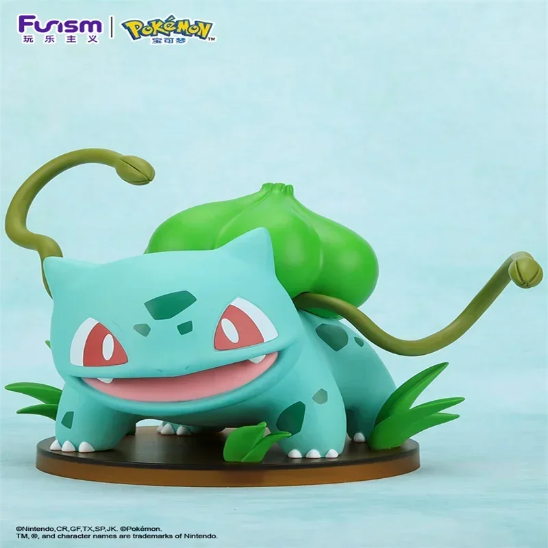 

Official Genuine 15cm Pokemon Anime Figure Bulbasaur Pvc Peripheral Toy Desktop Kawaii Collect Dolls Kids Handmade Gift Stock