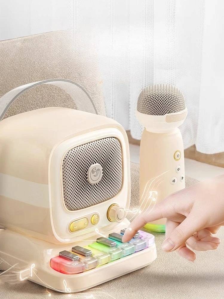 

Microphone audio integrated microphone home children Karaoke singing home KTV wireless bluetooth speaker