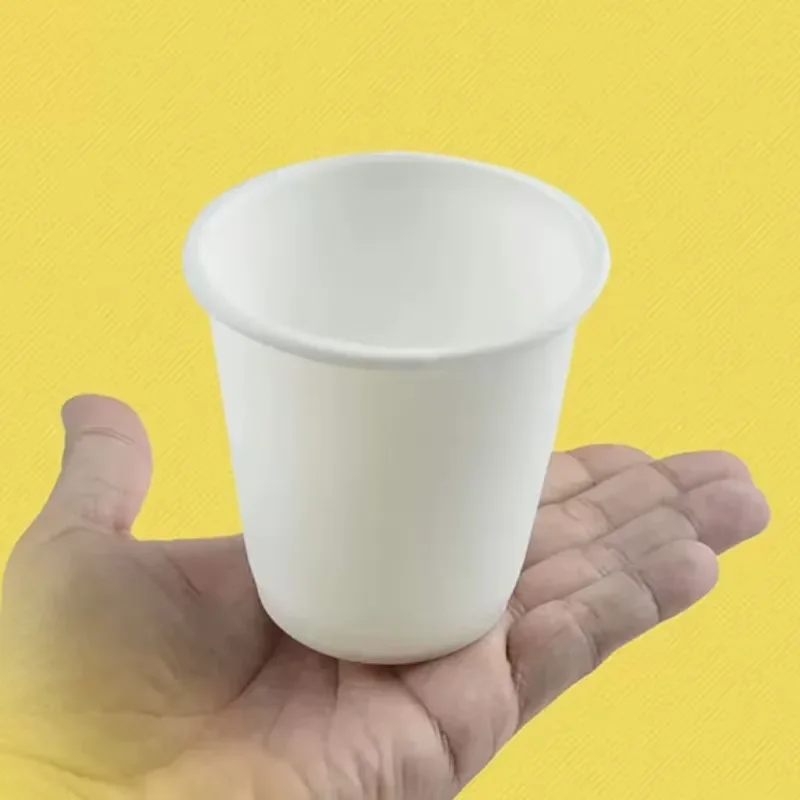 Latex Paper Cup Magic Tricks Appearing Cup From Empty Hand Super Realistic Cup Close Up Stage Illusion Gimmick Mentalism Prop