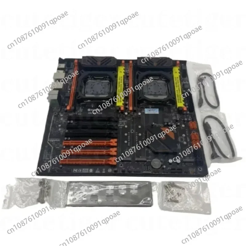 Multi-opening Xeon X99 Dual-way Motherboard cpu Suite 2011 e5 Game Studio Design Rendering