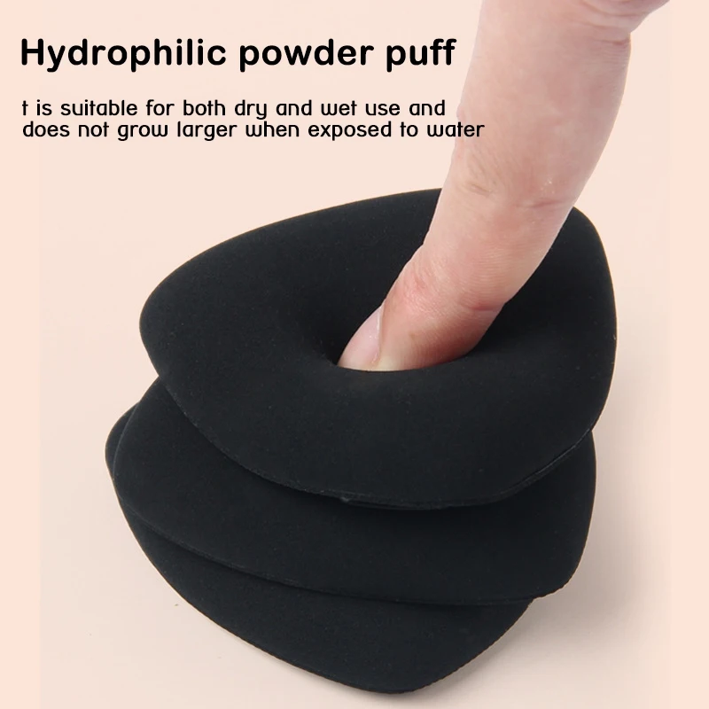 2pcs Super Soft Air Cushion Powder Puff Liquid Foundation Makeup Brush Wet And Dry Use Makeup Sponge Triangular Make up Tools