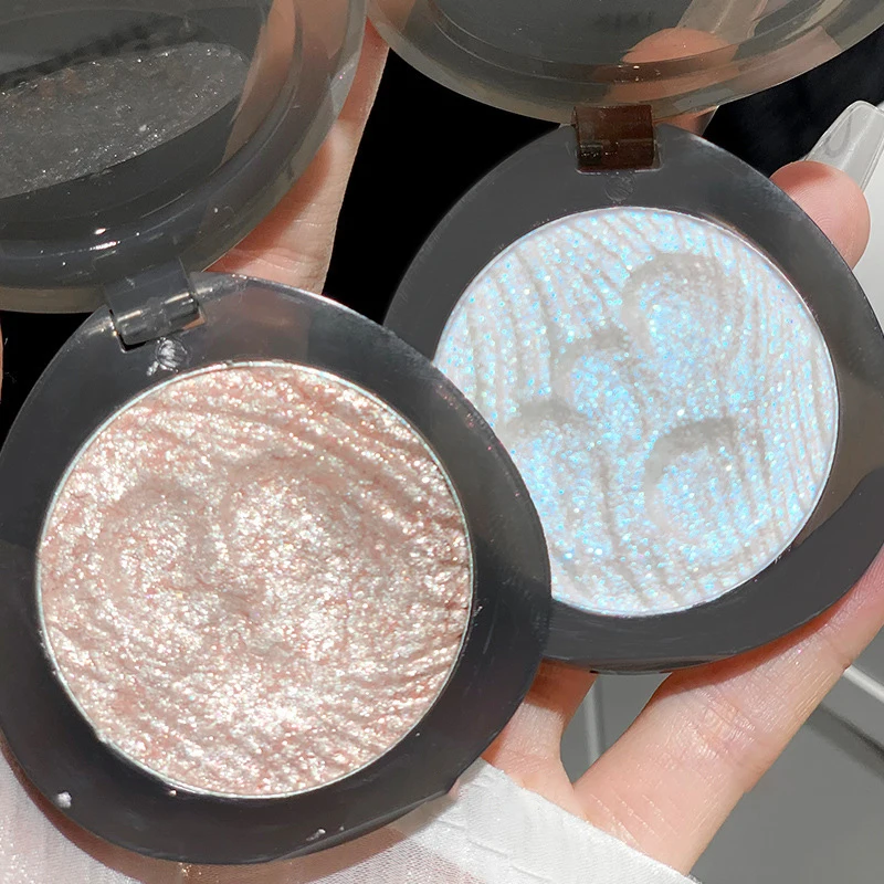4 色ダイヤモンドハイライターパウダーパレット防水高光沢グリッターボディハイライトアイシャドウ顔輪郭イルミネーター Makeu