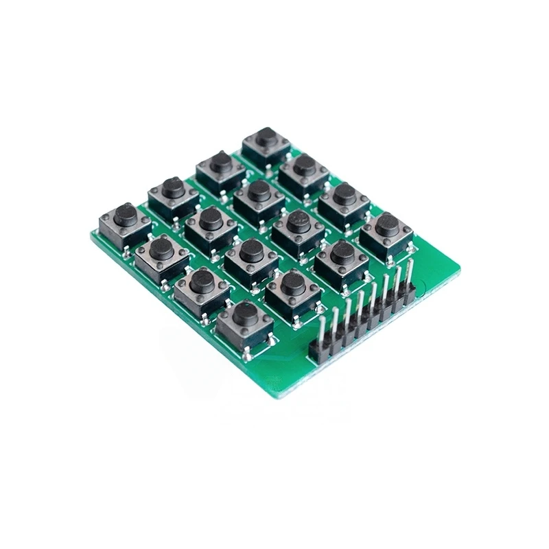 Direct-plug button 4X4 matrix keyboard 16-button single-chip microcomputer external expansion keyboard, not membrane keyboard