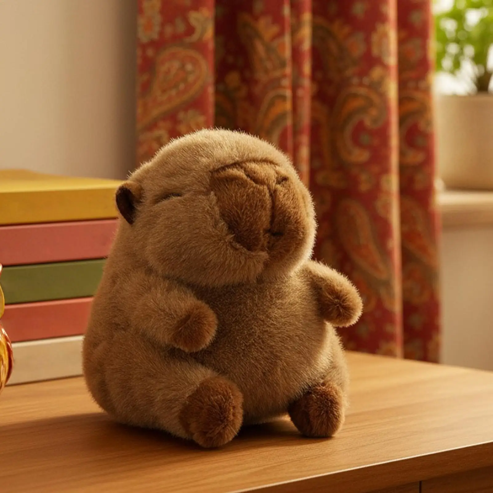 Sprechendes Capybara, elektrisches interaktives Stofftier, elektronisches Plüschtier für Jungen und Mädchen, Kindertagesstätte, Geburtstag, Urlaub