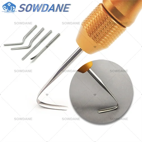 Periotomo Dental flexible reemplazable, juego de extracción de dientes eléctricos, Extractor de dientes, punta de titanio, herramienta Periodontal Dental Flexible